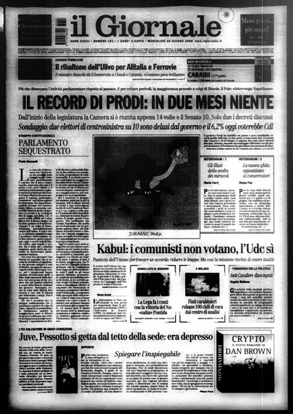 Il giornale : quotidiano del mattino